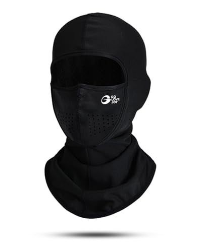 Brinaoki Magnemask Balaclava Face Mask with Magnetic Seams Windproof Winter Fleece Mask Face Cover for Skiing Hiking Cycling - Image 1