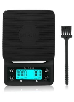 MIBRU Electronic digital kitchen scale for specialty coffee with coffee cleaning brush  - Image 1