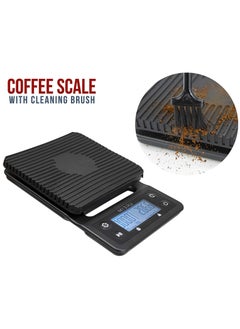 MIBRU Electronic digital kitchen scale for specialty coffee with coffee cleaning brush  - Image 2