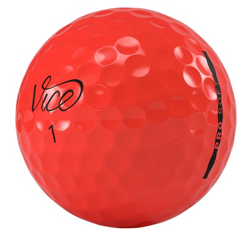 Vice Golf Vice Pro Soft Golf Balls, Red (One Dozen) - Image 3