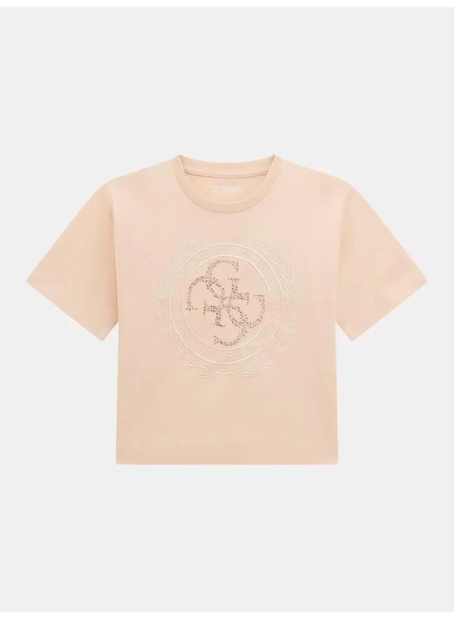 GUESS Kids Slogan Crew neck T-Shirt