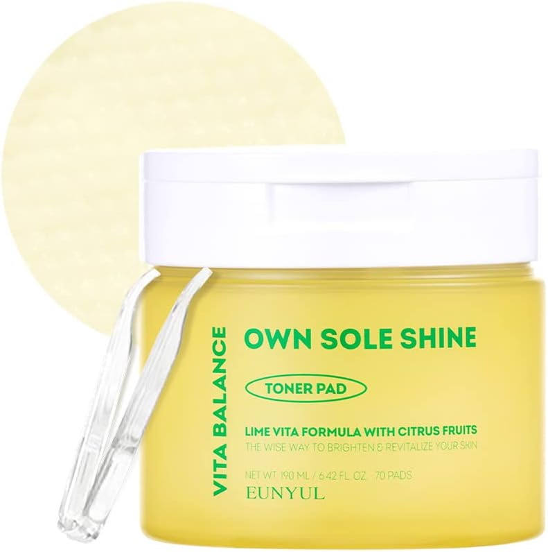 EUNYUL Vita Balance Own Sole Shine Toner Pad 70 Pads 643 fl oz Vitamin C Toner Pads