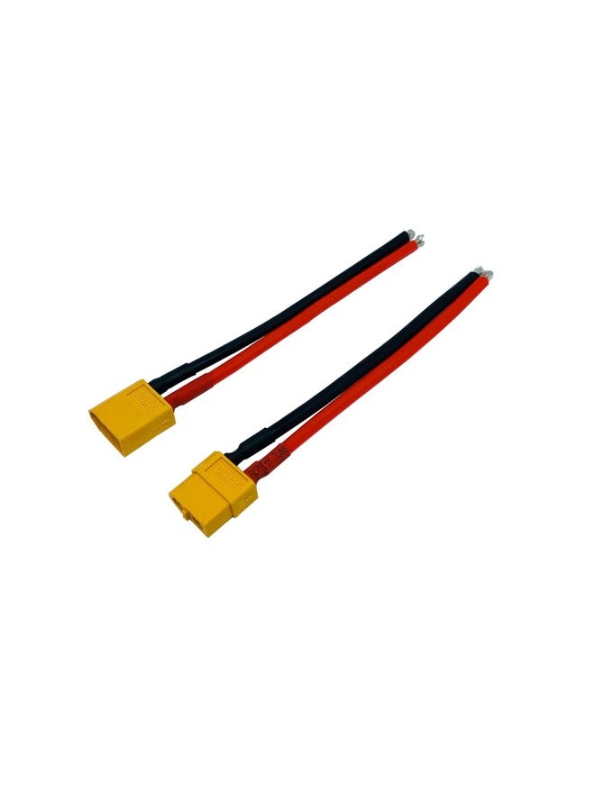 High Quality XT60 Plug Connection Line 14AWG Silicone Wire 100MM Patch Cord Model Battery Power Call-Colour:14awg Female End  - Image 3