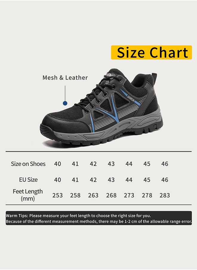 JIANKUN Steel Toe Shoes for Men Lightweight Safety Shoes Comfortable Puncture Proof Slip On Indestructible Work Shoes.  - Image 2