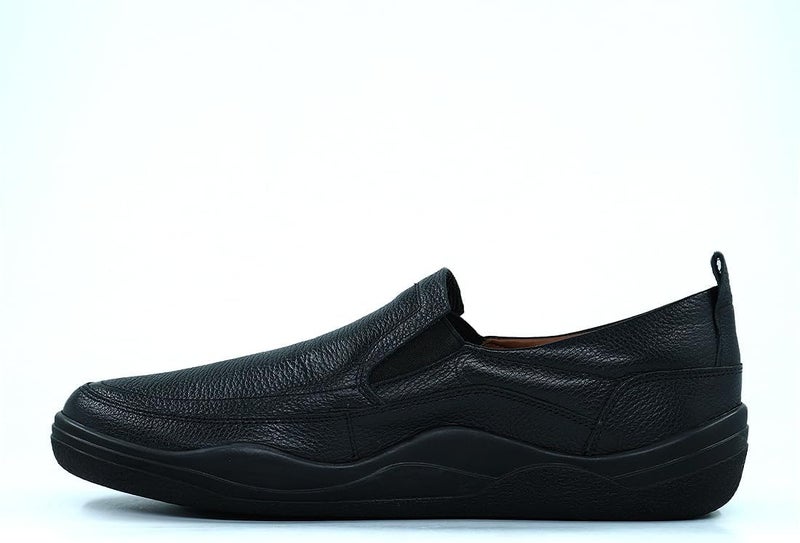 Hush Puppies أحذية هاش بايبيز الجلدية السوداء سهلة الارتداء - Image 3