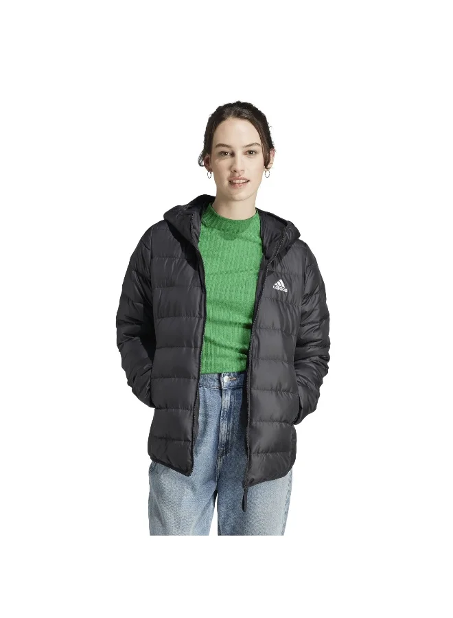 Adidas W Ess L D Ho J Black Outdoor Jackets 2XS