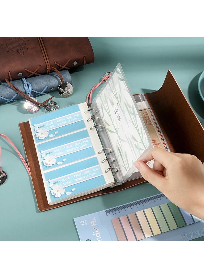 Bluejw A6 Loose-leaf Notebook Simple Ins Style Hand Book Original Japanese Hand Book Suit Girl Cute Student - Image 5