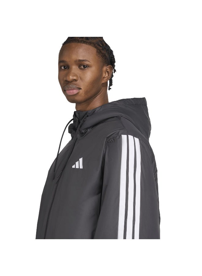 Adidas Ess 3S Ins Hd J Black Outdoor Jackets For Men XS - Image 5