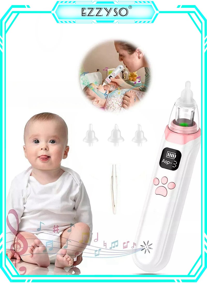 EzzySo - Electric Silent Baby Nasal Aspirator Automatic Baby Nasal Aspirator Nasal Vacuum Cleaner For Infant Safety Electric Silent Cleaner - Image 1