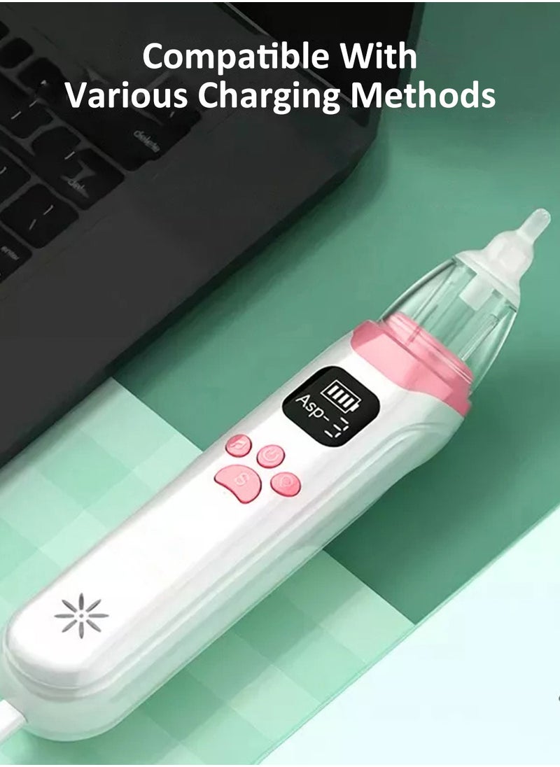 EzzySo - Electric Silent Baby Nasal Aspirator Automatic Baby Nasal Aspirator Nasal Vacuum Cleaner For Infant Safety Electric Silent Cleaner - Image 1