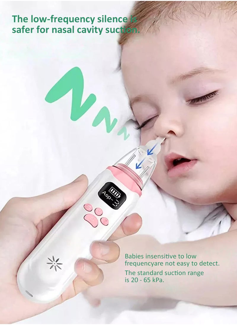 EzzySo - Electric Silent Baby Nasal Aspirator Automatic Baby Nasal Aspirator Nasal Vacuum Cleaner For Infant Safety Electric Silent Cleaner - Image 1