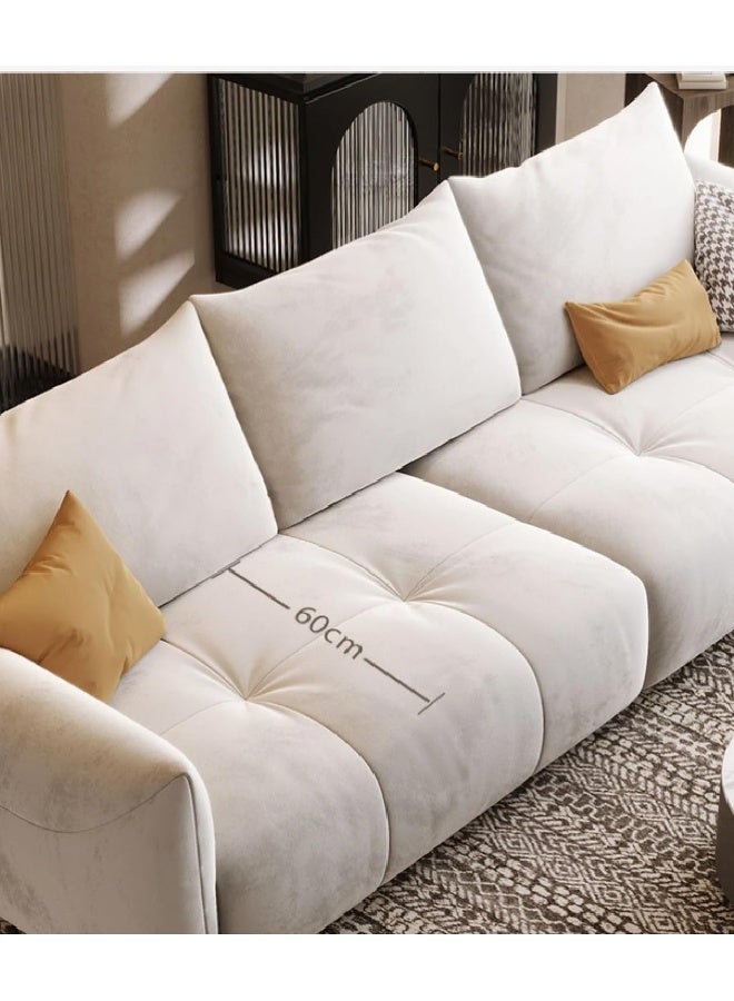 Generic Modern Design Velvet Sofa Set Minimalist Luxury Modular Living Room Couch (Left)  - Image 4
