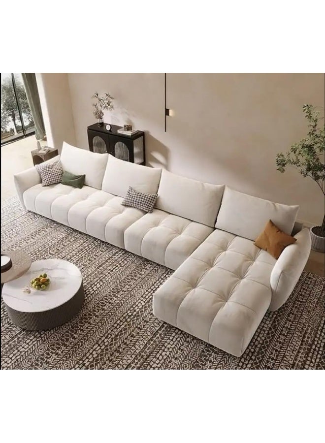 Generic Modern Design Velvet Sofa Set Minimalist Luxury Modular Living Room Couch (Left)  - Image 1