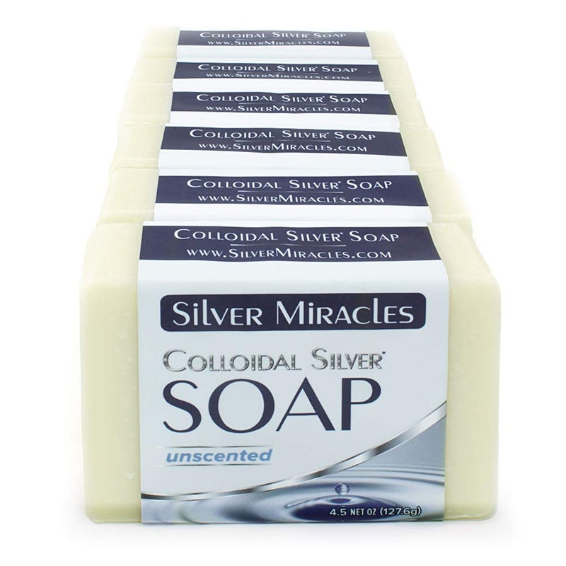 Silver Miracles Colloidal Silver Soap - 6 pack - Image 1
