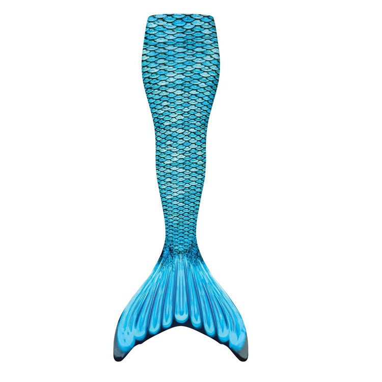general Kids and Adult Mermaid Tail Swimming Costume Polyester Print Design - Image 1