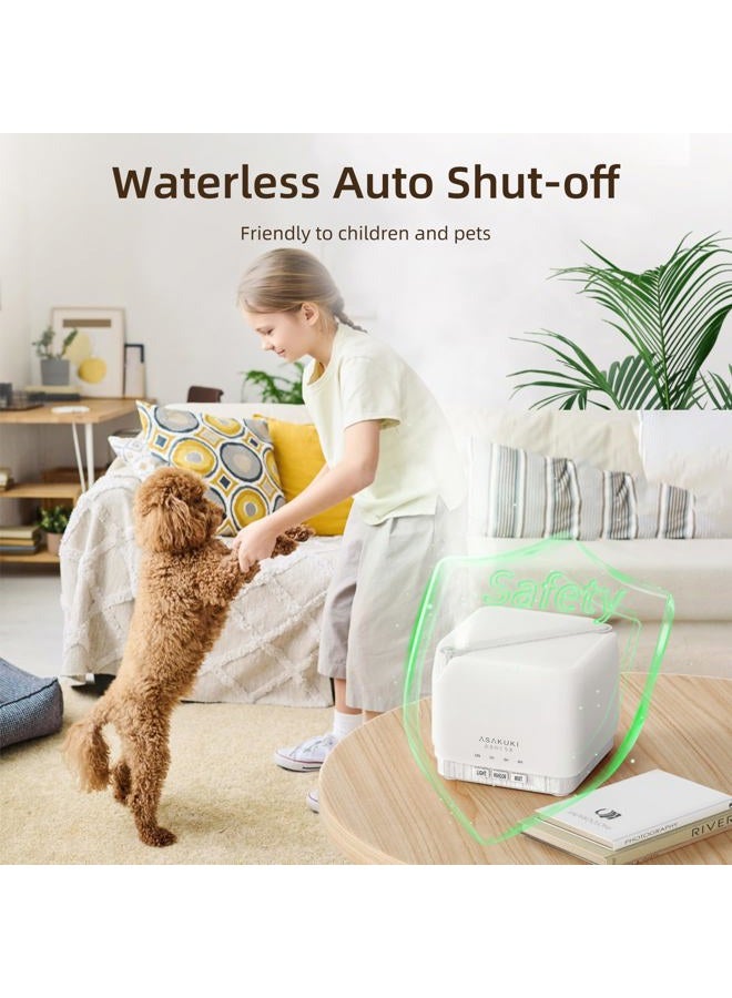 ASAKUKI 700ml Premium, Essential Oil Diffuser, 5 in 1 Ultrasonic Aromatherapy Fragrant Oil. - Image 3