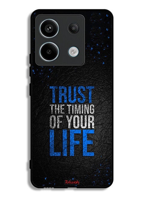 Xiaomi Redmi Note 13 Pro Protective Case Cover Trust The Timing Of Your Life
