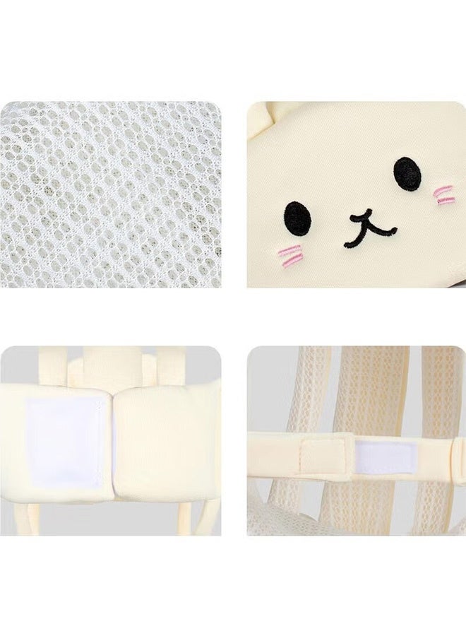 أجريون ​ خوذة أمان أطفال، غطاء حماية رأس، واقيات رأس أطفال، قبعة مصدمات كرتونية أرنب. - Image 2