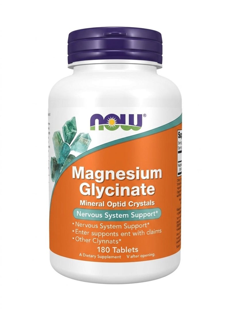 ناو مكمل غذائي من غليسينات المغنيسيوم - 180 قرصًا - Image 1