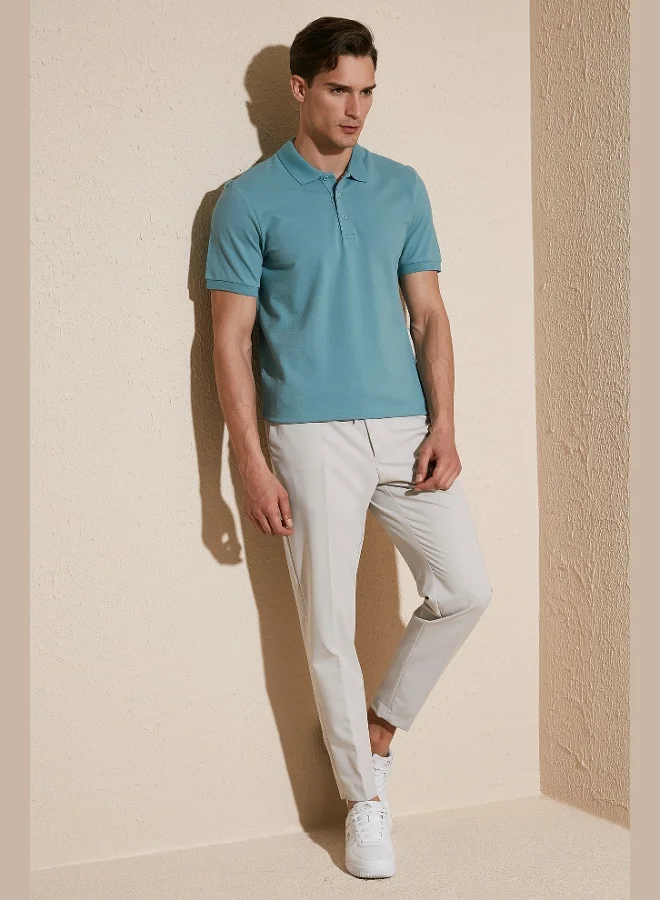 Buratti Buratti Cotton Regular Fit Buttoned Polo Collar T Shirt Men's POLO COLLAR T SHIRT 5902127