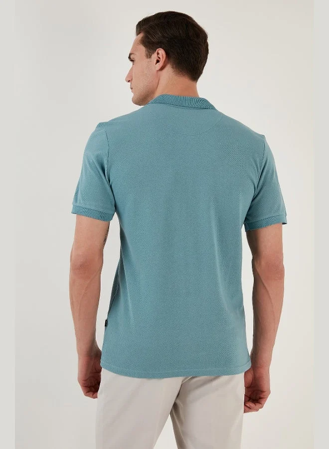 Buratti  Buratti Cotton Regular Fit Button-Down Polo Collar T-Shirt Men's POLO COLLAR T-SHIRT 5902127 for Men | Best Price UAE