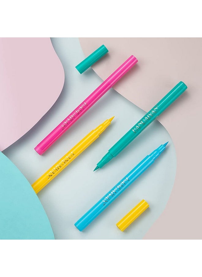 Bestland BestLand 12 Colors Matte Liquid Eyeliner Set Rainbow Colorful Neon Eyeliner Pencil Pigmented Waterproof Smudgeproof Long Lasting Gel Eye Liner Christmas Makeup Gift Kit for Women (Set E)  - Image 5