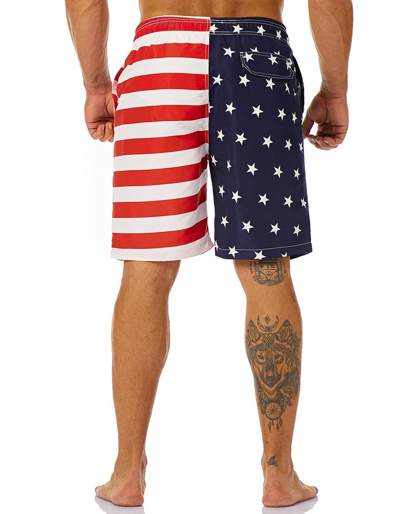 KAILUA SURF شورت سباحة كايلوا سيرف للرجال طويل، سريع الجفاف، شورتات سباحة للرجال، 9 بوصات طول الساق، بدلات سباحة للرجال مع بطانة شبكية - Image 2