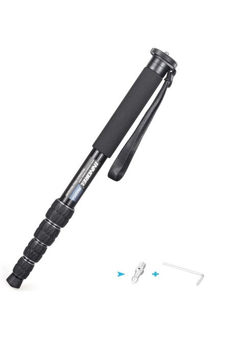RM285A Camera Monopod Professional Portable 5-Section Compact Travel Aluminum Alloy Monopod for Canon Nikon Sony DSLR Camera Video Camcorder DV Photography Bracket Load 22lbs/10kg