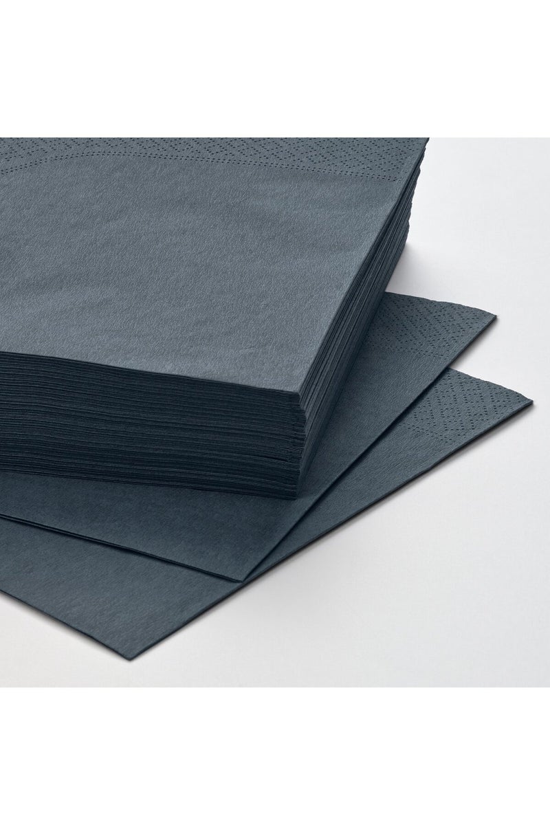 Paper Napkin, Dark Grey, 24 x 24 cm - Image 2