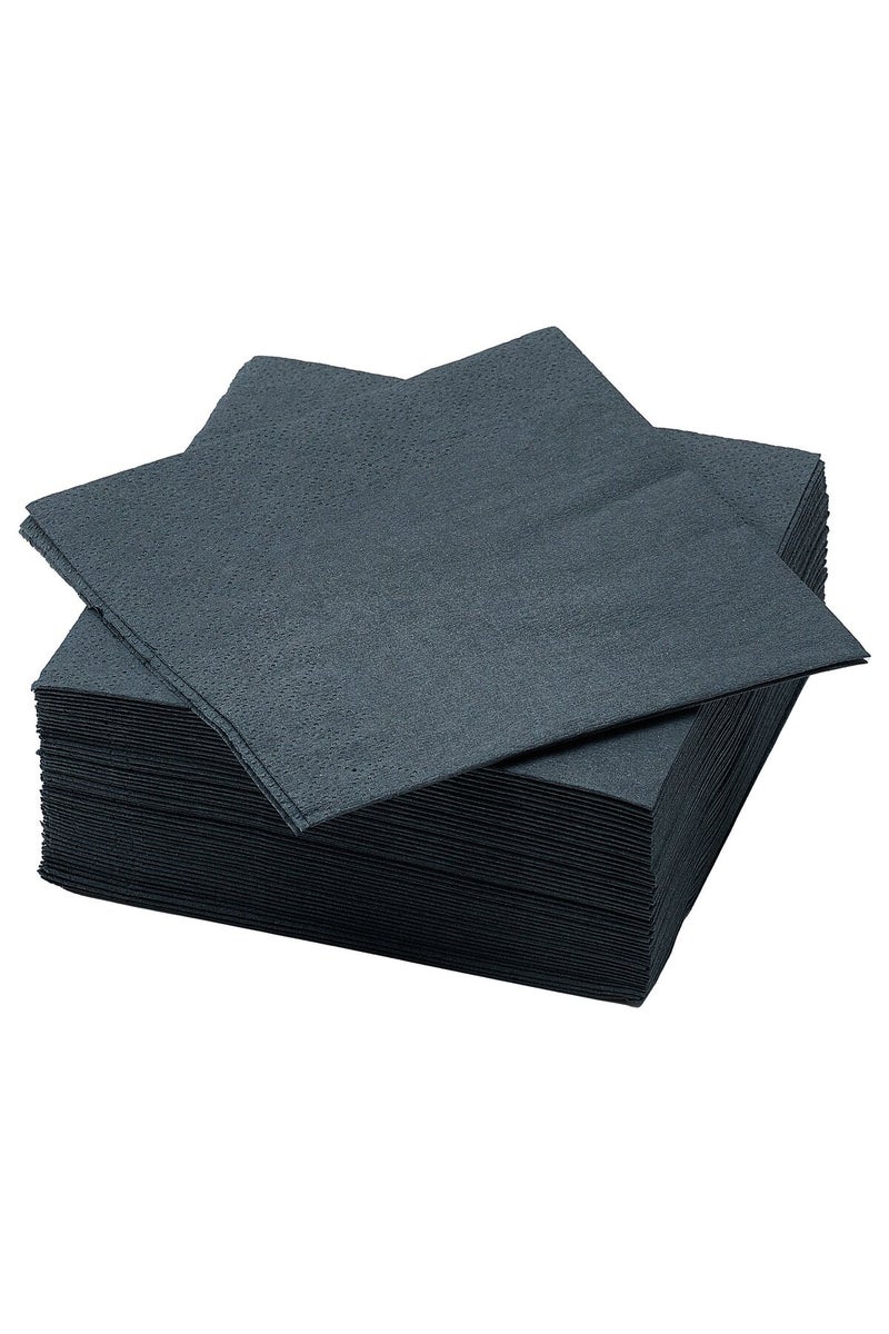 Paper Napkin, Dark Grey, 24 x 24 cm - Image 1