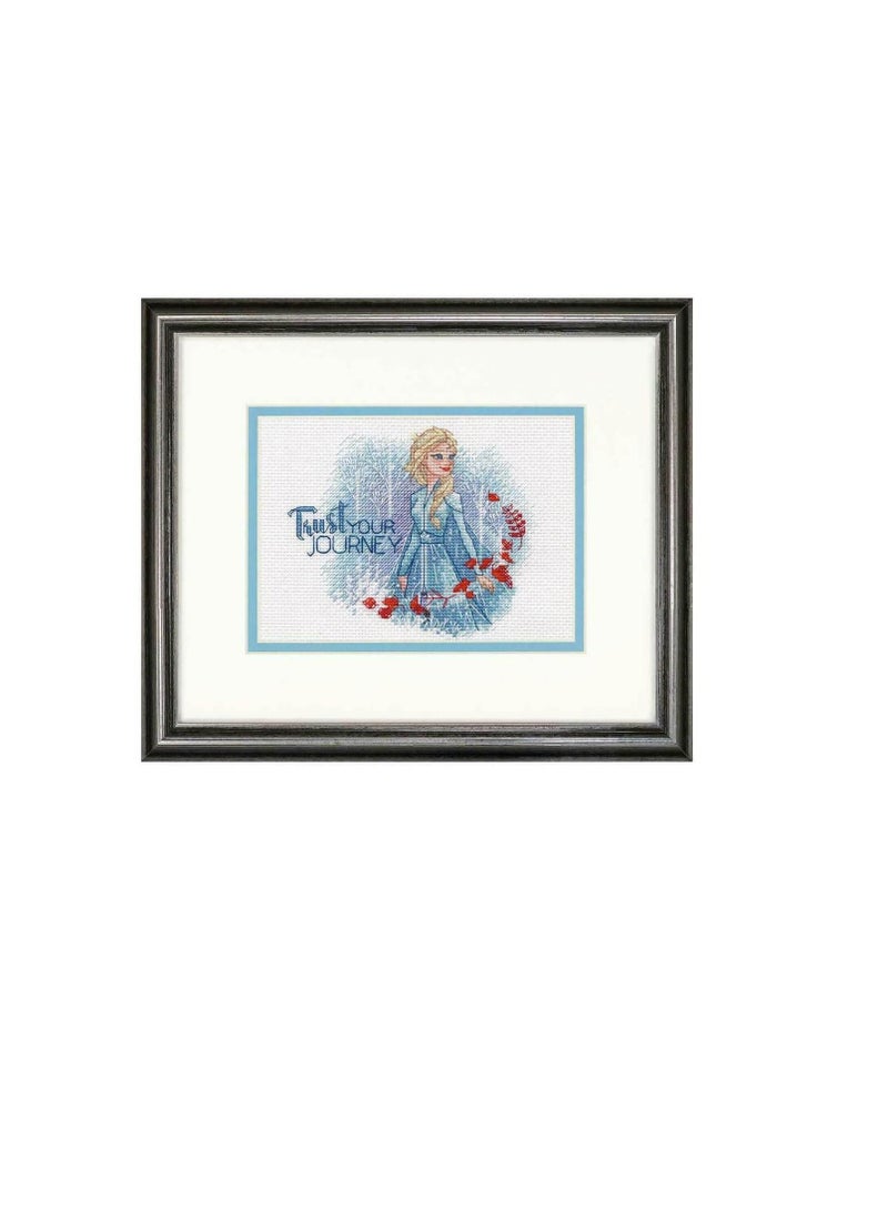 Cross Counted Cross Stitch Kit 7in x 5in Trust Your Journey - Image 3
