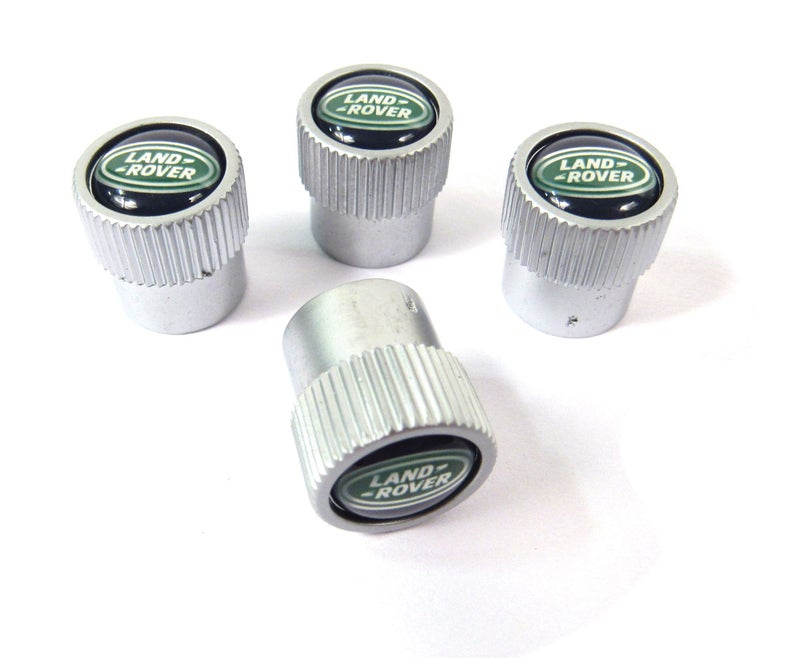 LAND ROVER أغطية صمامات إطارات لاند روفر الأصلية LR027560 مع شعار لاند روفر - Image 1