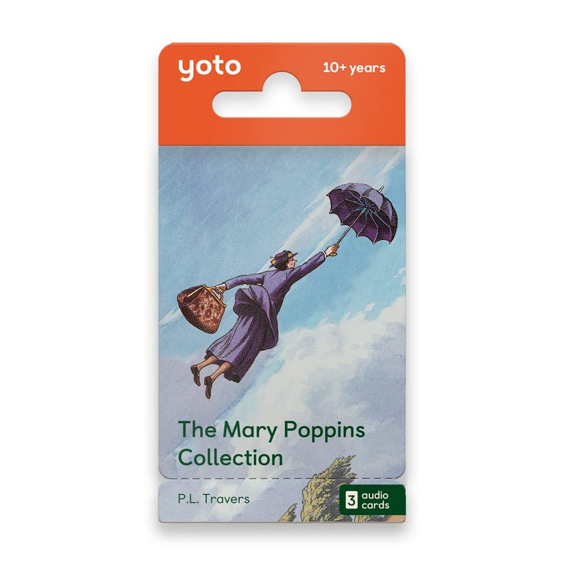 YOTO The Mary Poppins Collection by P.L. Travers â€“ 3 Kids Audio Cards for Use with Player & Mini All-in-1 Audio Device, Screen-Free Listening with Fun Playtime Bedtime & Travel Stories, Ages 10+ - Image 1