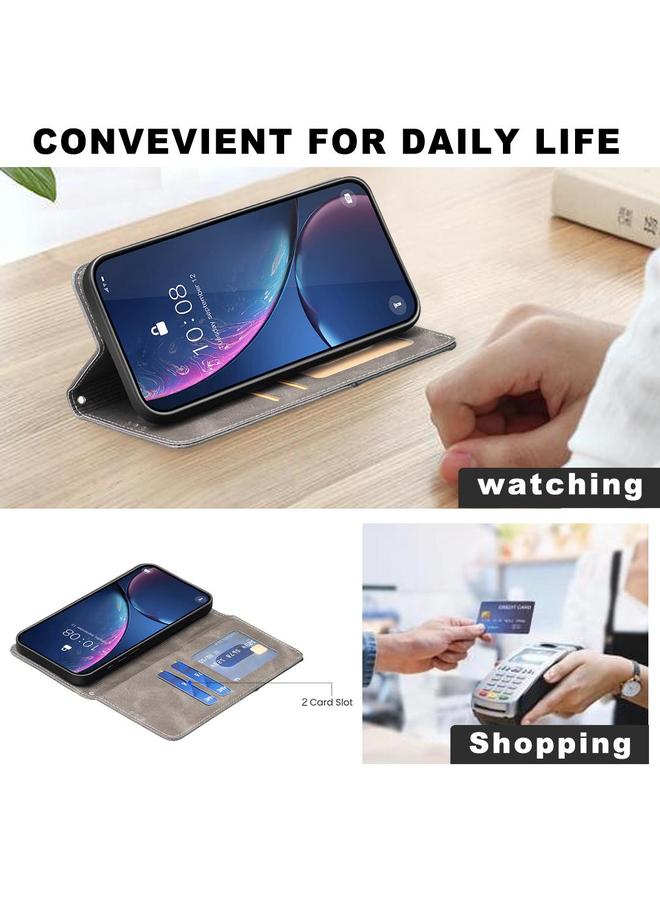 اس-توب جراب هاتف Honor X8c 4G من الجلد المغناطيسي بتصميم معيني - Image 5