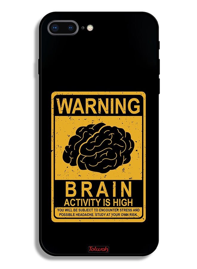 Tolwak Apple iPhone 7 Plus Protective Case Warning Brain Activity Is High - Image 2