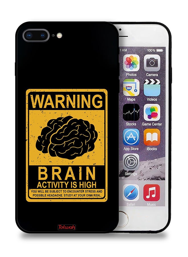 Tolwak Apple iPhone 7 Plus Protective Case Warning Brain Activity Is High - Image 1
