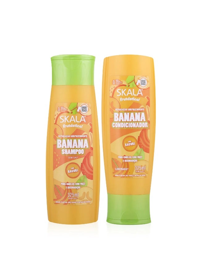 SKALA Banana Shampoo And Conditioner Set 2 x 325 ML‎ - Image 2