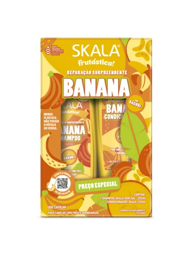 SKALA Banana Shampoo And Conditioner Set 2 x 325 ML‎ - Image 1