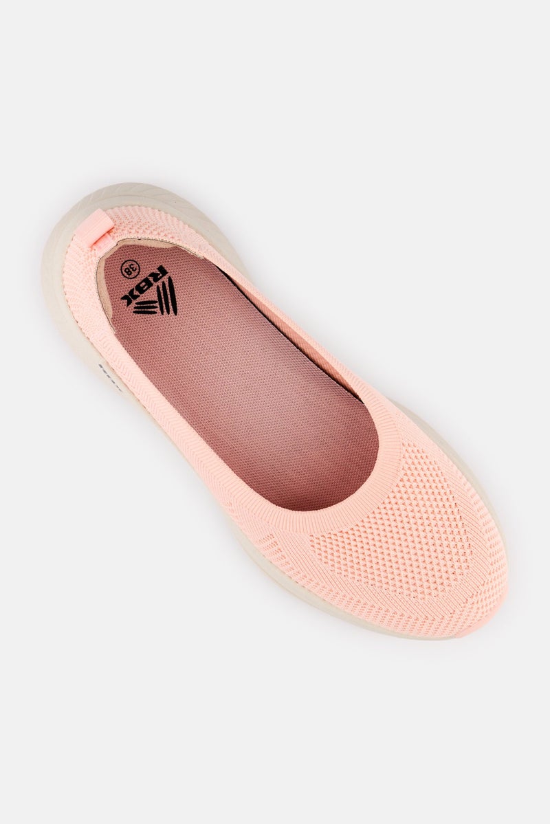 RBX Women Slip On Casual Shoes, Light Pink  - Image 4
