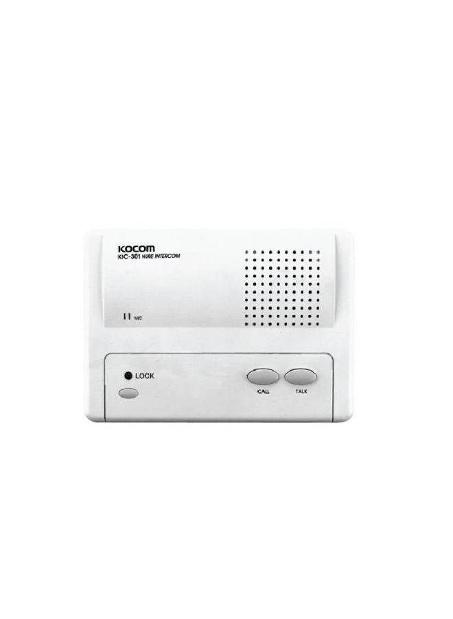 Kocom Kic-301 Wire Intercom Master Unit 1 Line