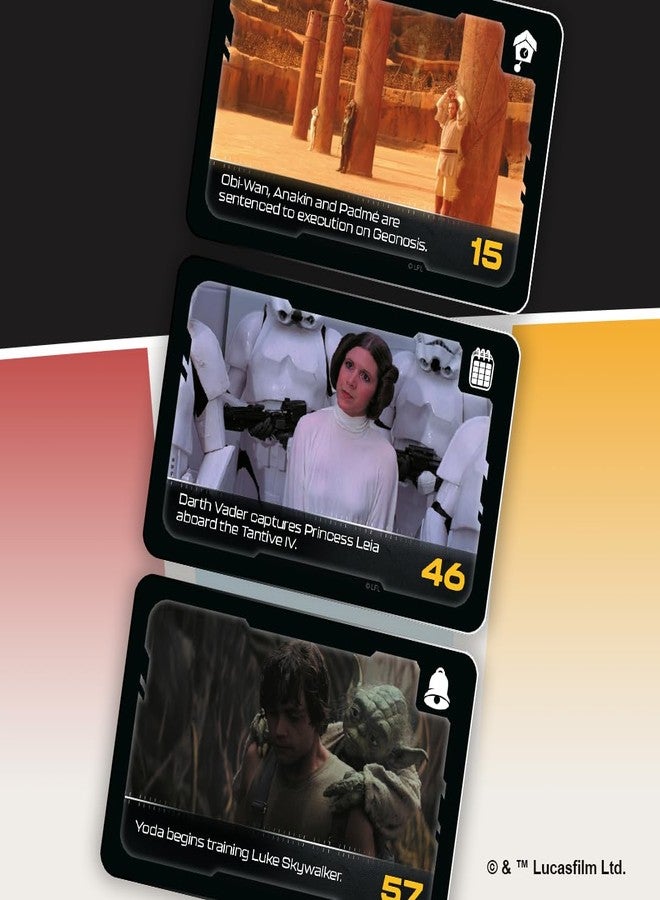 Asmodee Timeline Twist Star Wars Edition - Arrange Iconic Movie Scenes! Cooperative Trivia Game, Fun Family Game for Kids and Adults, Ages 8+, 2-6 Players, 20 Minute Playtime, Made by Zygomatic - Image 5