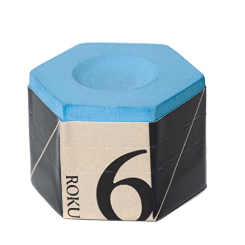 Kamui ROKU Pool cue Billiard Chalk - Blue - with Retractable Chalk Holder - Image 2