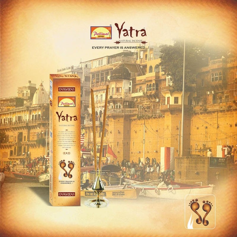 PARIMAL yatra Incense Sticks | Aromatic AGARBATHI | - 24 G x 6 = 144 Grams | Agarbatti for Pooja, Charcoal Free Incense Sticks,100% | - Image 3