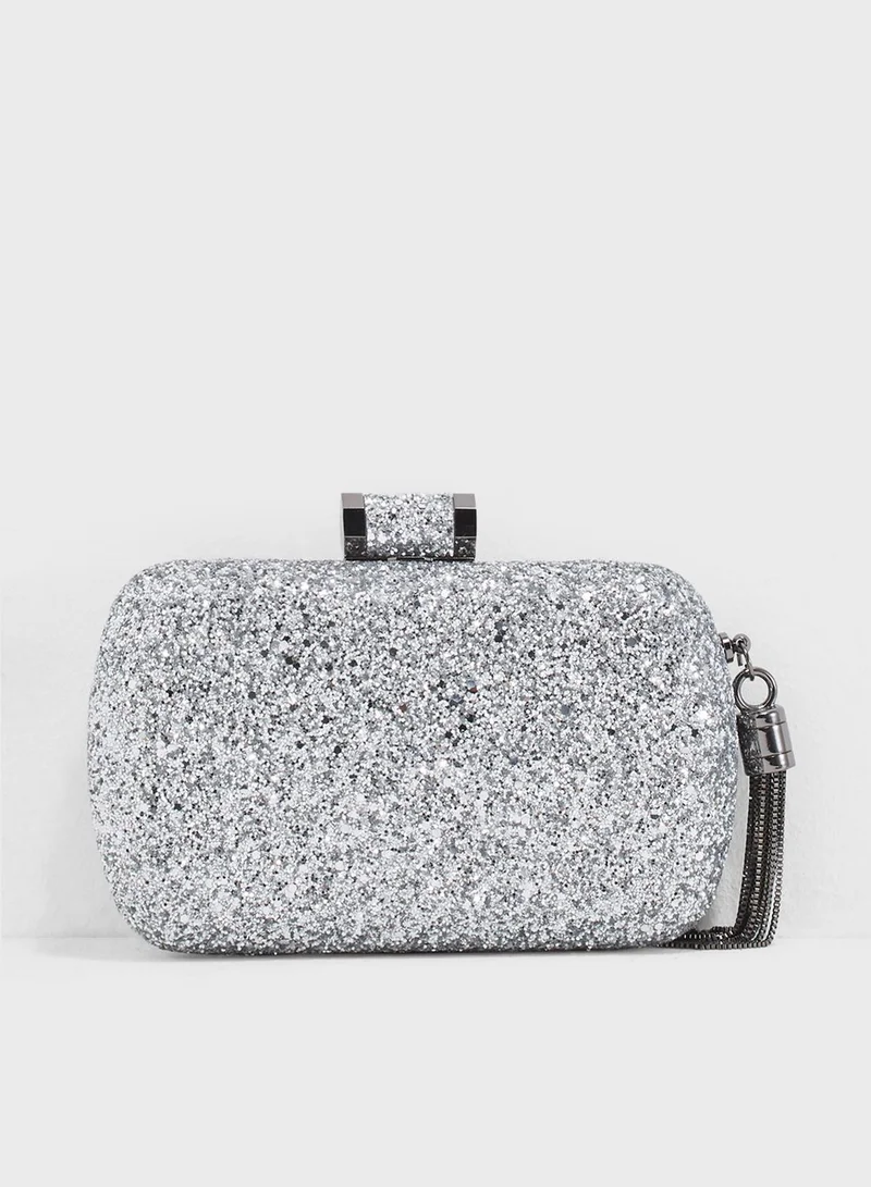DOROTHY PERKINS Glitter Box Clutch