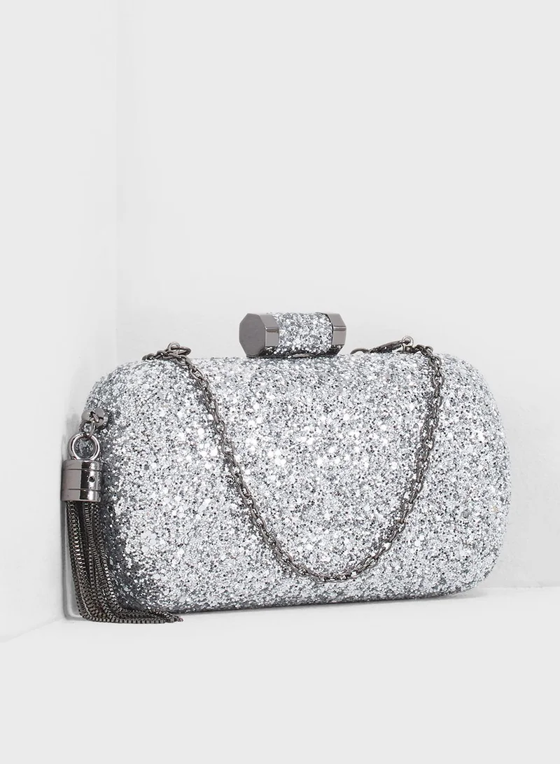 DOROTHY PERKINS Glitter Box Clutch