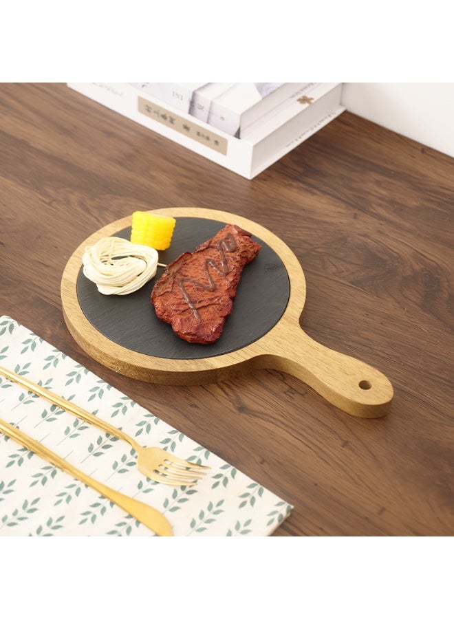 عام **صينية تقديم ستيك (30.5×20.5×1.6 سم) - مقاومة للحرارة والتسرب، مثالية للمنزل والمطعم** - Image 1