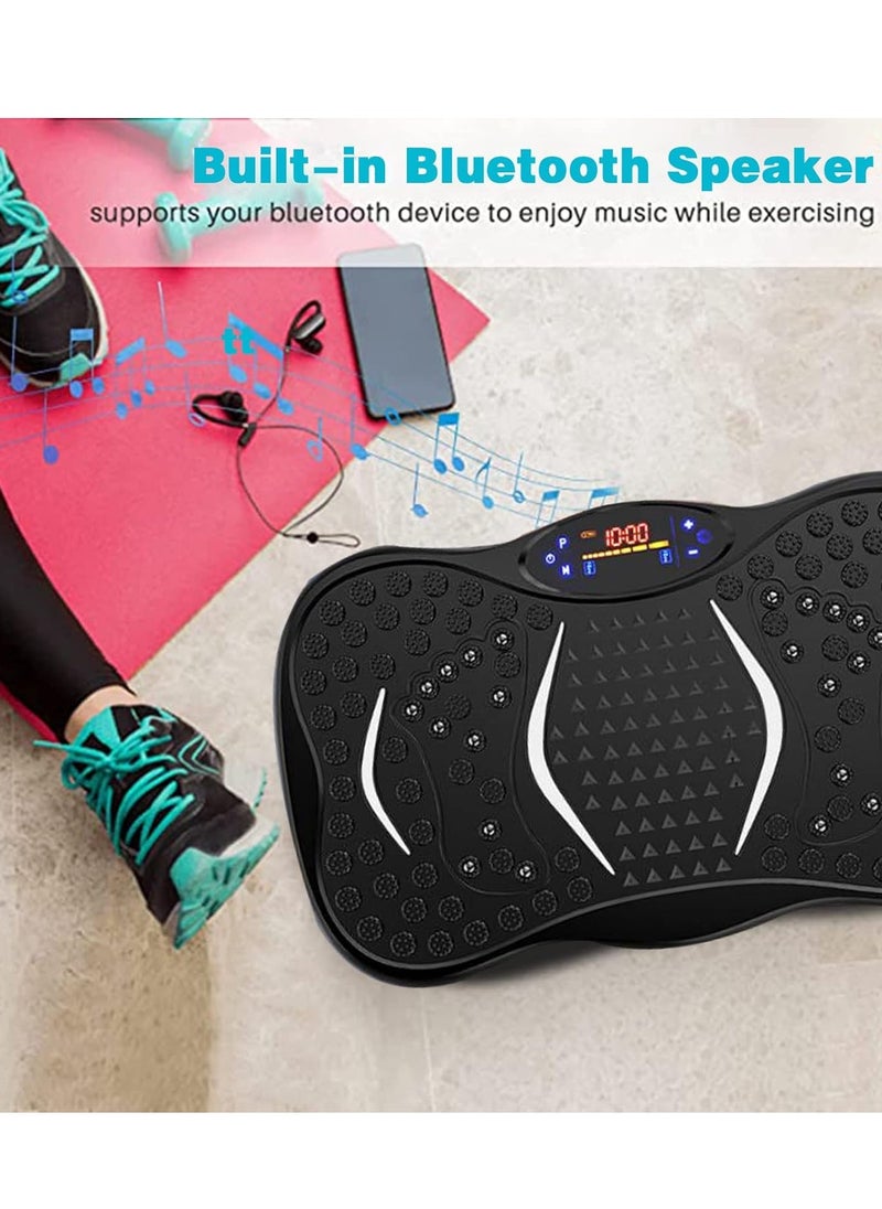 Generic - Vibration Plate Exercise Machine, Whole Body Motion Vibration Platform, Home Training Equipment, LCD Display Remote Control & Balance Straps - Image 1