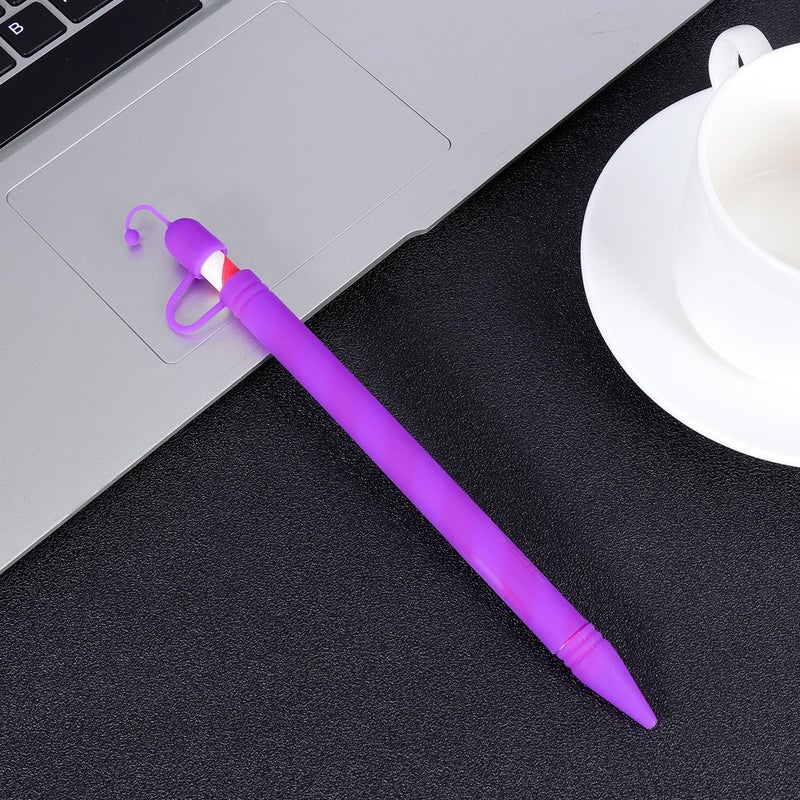 Useful Stylus Sleeve Cover Screen Silicone Grip Holder Compatible for Apple Pencil 1 with Anti-lost Sleeve ( ) - Image 2
