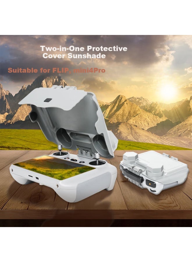 Odd Leaves Qiye Light-blocking Cover Protective Case For Dji Mini 5 Drone, Mini 4 Pro Drone, Mini 5 Pro With Screen Remote Control Flip Protective Case, Mini 4 Pro Accessories 5 - Image 3