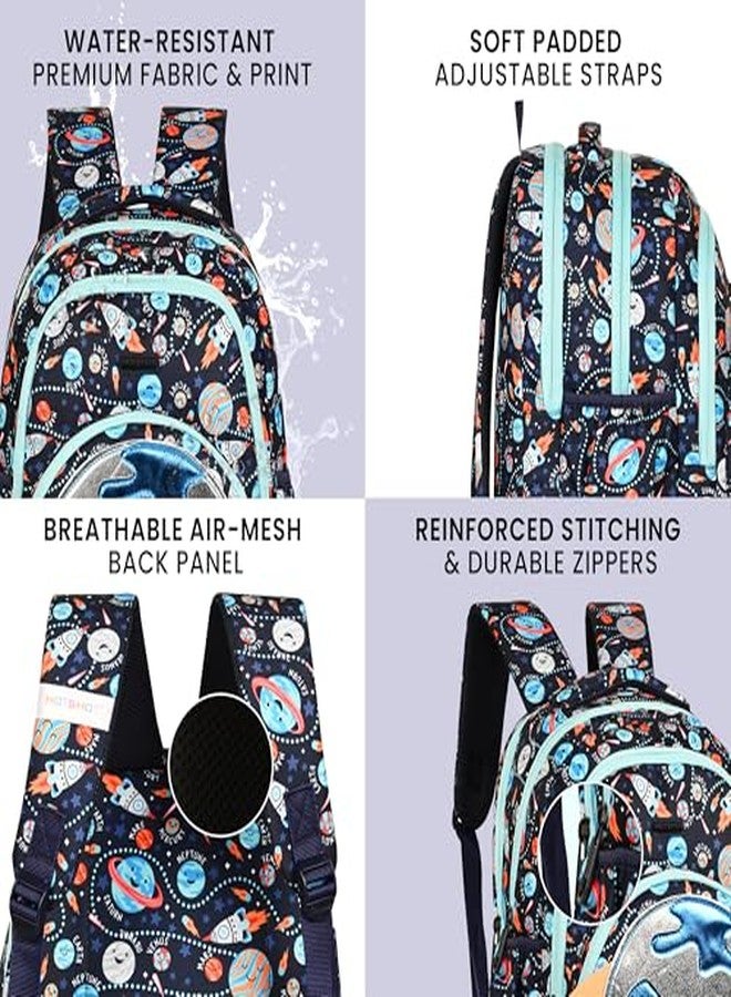 HOT SHOT UNIVERSE_1809|bag for kids|school bag for boys||15 INCH|water resistant|for boys & girls|18L kids school bag - Image 5